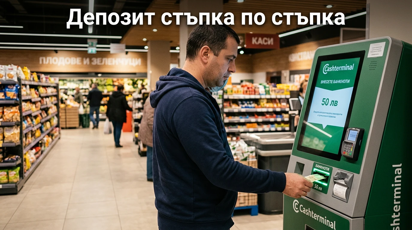 Cashterminal депозит в букмейкър - ръководство стъпка по стъпка