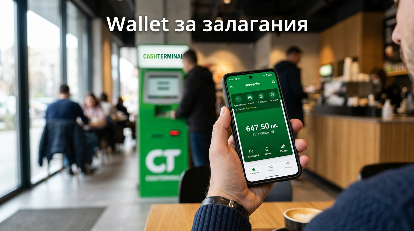 Cashterminal Wallet за залагания - електронен портфейл за депозит